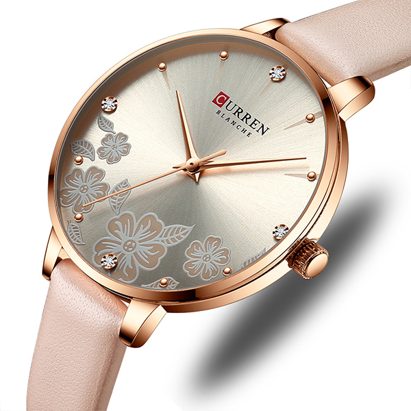 Reloj curren 9068 análogo – rosa - Imagen 2