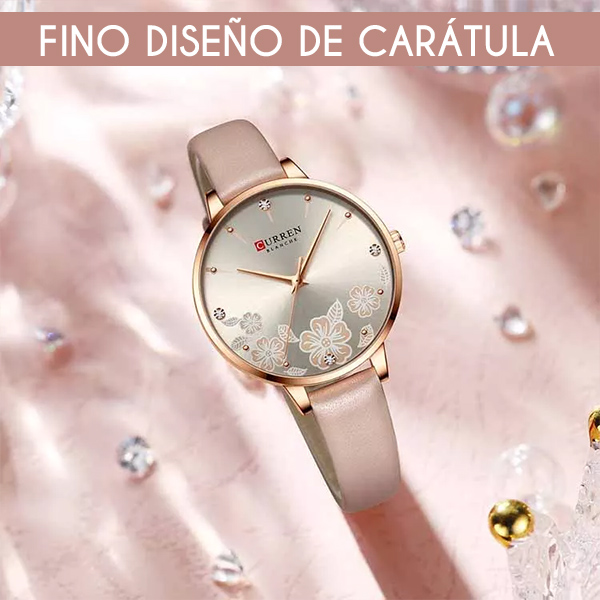 Reloj curren 9068 análogo – rosa - Imagen 3