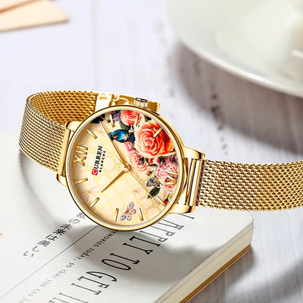 Reloj curren 9060 análogo – dorado - Imagen 5