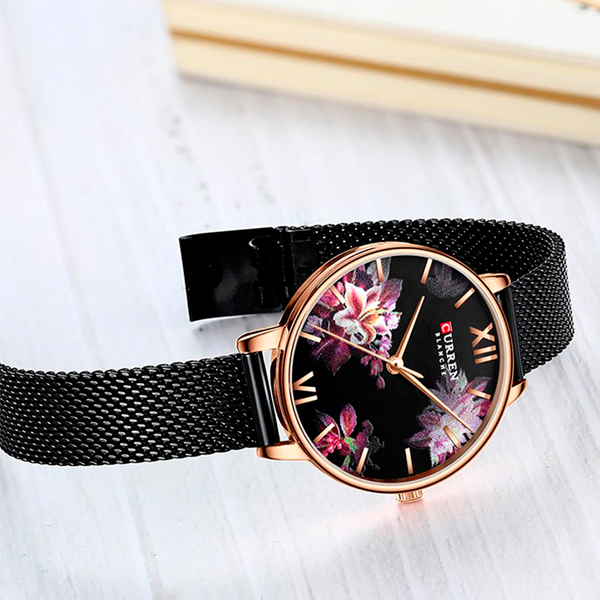 Reloj curren 9060 análogo – negro - Imagen 4
