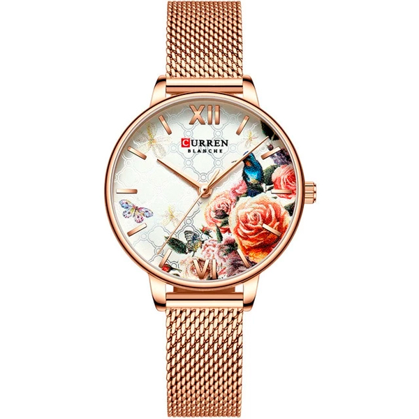 Reloj curren 9060 análogo – rosado