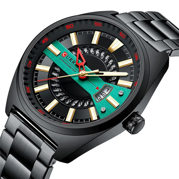 Reloj curren 8403 análogo – negro - Imagen 2