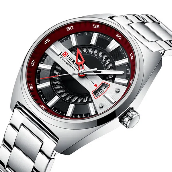 Reloj curren 8403 análogo – plateado - Imagen 6