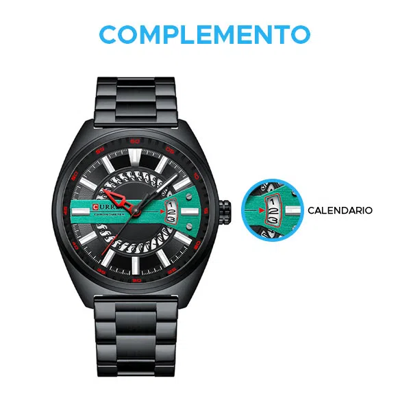 Reloj curren 8403 análogo – negro - Imagen 4