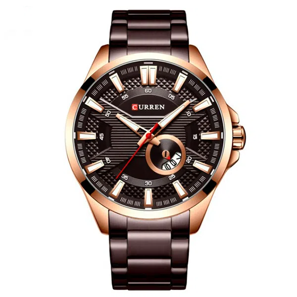 Reloj curren 8372 análogo – café