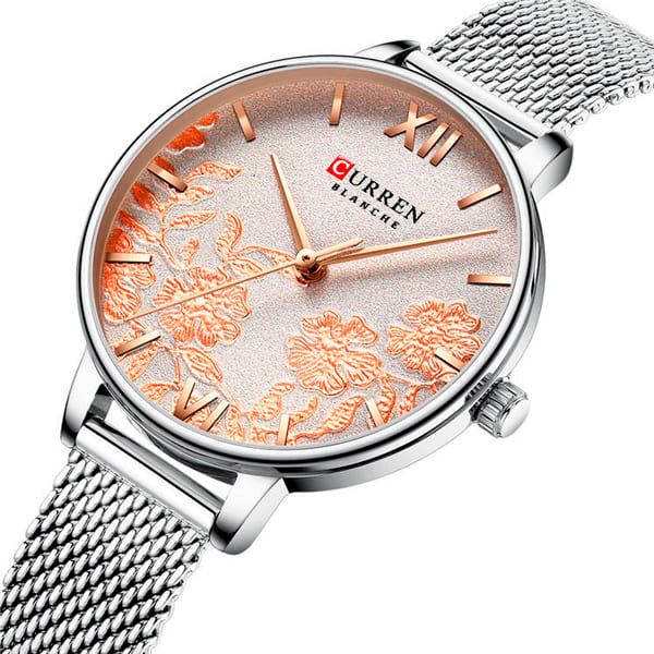 Reloj curren 9065 análogo - pleateado 🔥🏷️ - Imagen 2