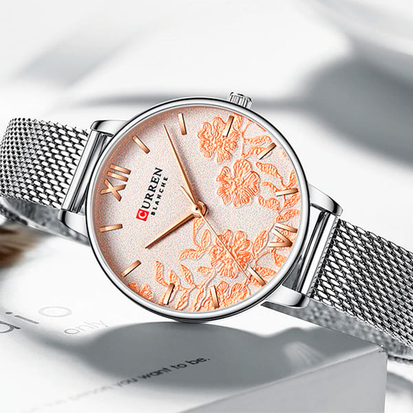 Reloj curren 9065 análogo - pleateado 🔥🏷️ - Imagen 4