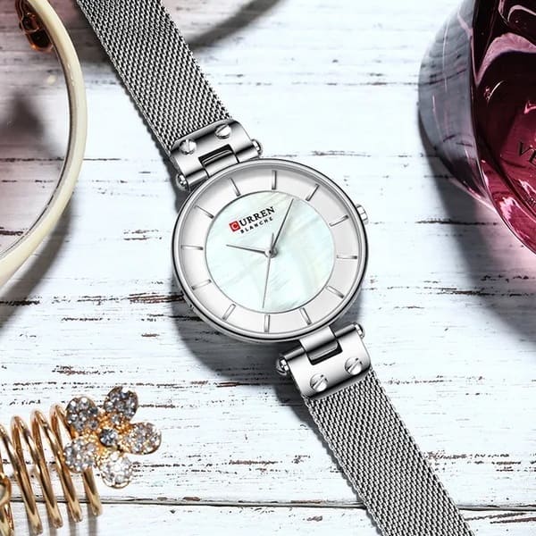 Reloj curren 9056 análogo - plateado - Imagen 3