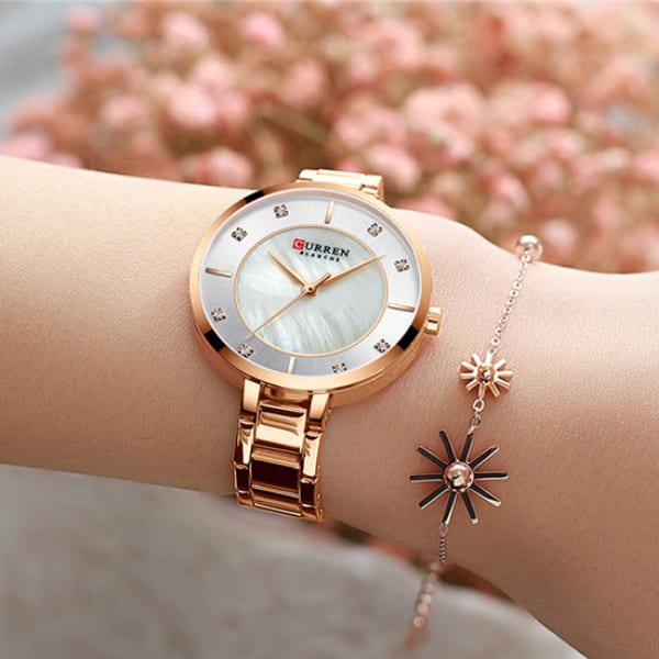 Reloj curren 9051 análogo – rosa - Imagen 5