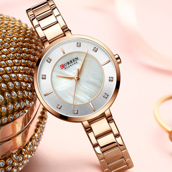Reloj curren 9051 análogo – rosa - Imagen 4