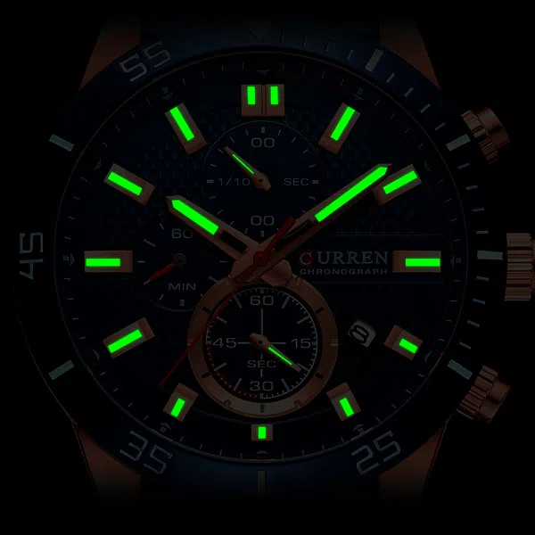Reloj curren 8417 análogo – negro - Imagen 3