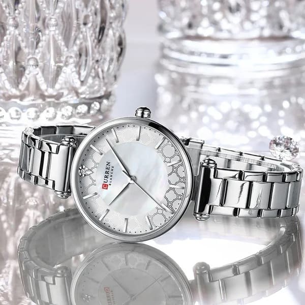 Reloj curren 9072 análogo – plateado - Imagen 3