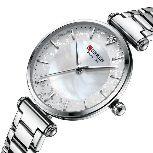Reloj curren 9072 análogo – plateado - Imagen 2
