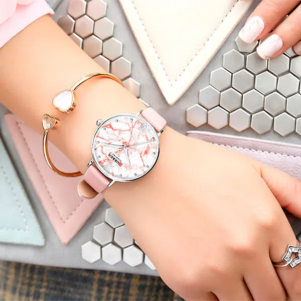 Reloj curren 9045 análogo – rosa - Imagen 5