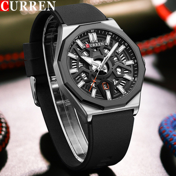 Reloj curren 8437 análogo – negro - Imagen 4