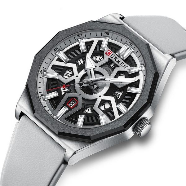Reloj curren 8437 análogo – plateado - Imagen 2