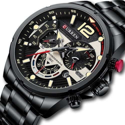 Reloj curren 8395 análogo - negro 🔥🏷️ - Imagen 2