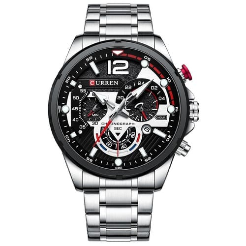 Reloj curren 8395 análogo - plateado 🔥🏷️