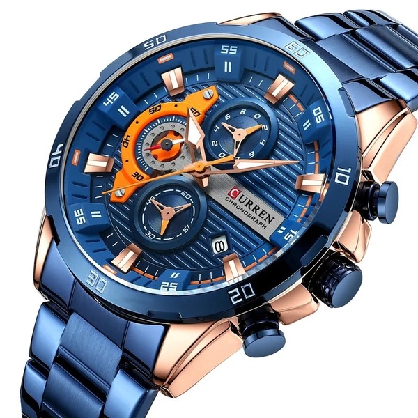 Reloj curren 8402 análogo – azul - Imagen 2