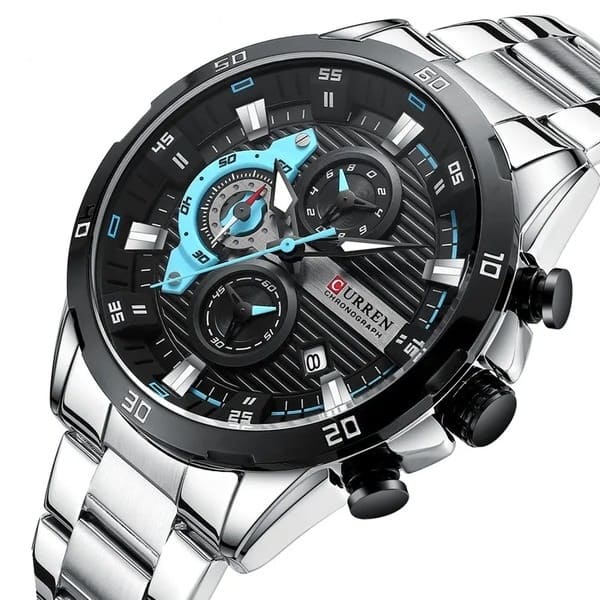 Reloj curren 8402 análogo – plateado - Imagen 2