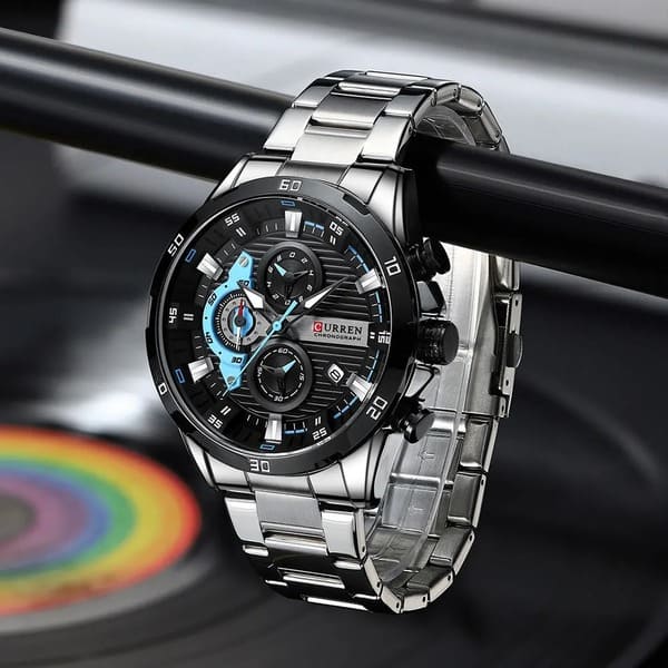 Reloj curren 8402 análogo – plateado - Imagen 3