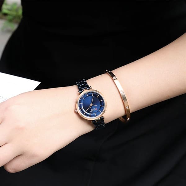 Reloj curren 9054 análogo – azul - Imagen 5