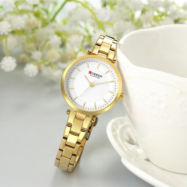 Reloj curren 9054 análogo – dorado - Imagen 4