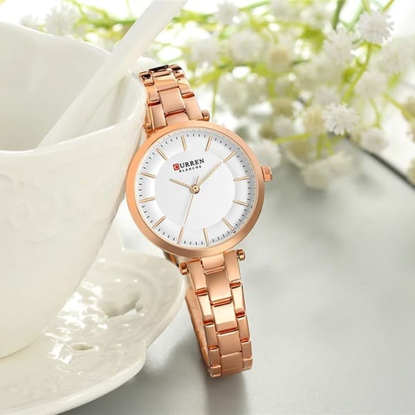 Reloj curren 9054 análogo – rosa - Imagen 3
