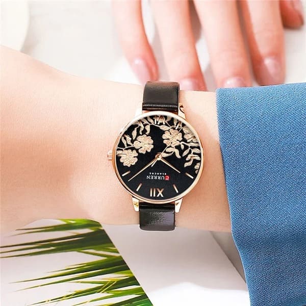Reloj curren 9065 análogo - negro gold 🔥🏷️ - Imagen 4