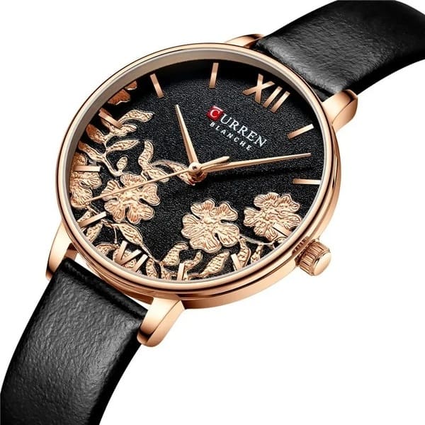 Reloj curren 9065 análogo - negro gold 🔥🏷️ - Imagen 2