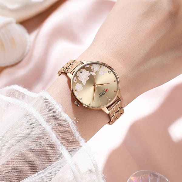 Reloj curren 9068 análogo – dorado - Imagen 4