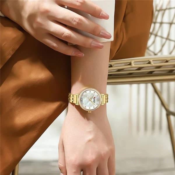 Reloj curren 9087 análogo – dorado - Imagen 4