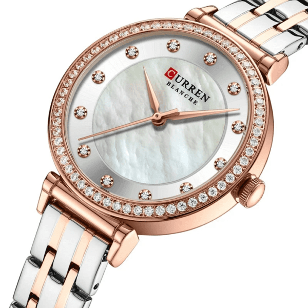 Reloj curren 9087 análogo – plateado rosa - Imagen 2