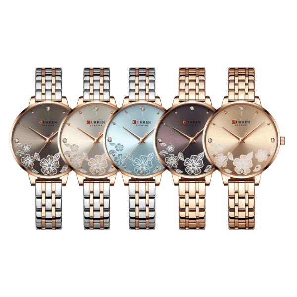 Reloj curren 9068 metal análogo