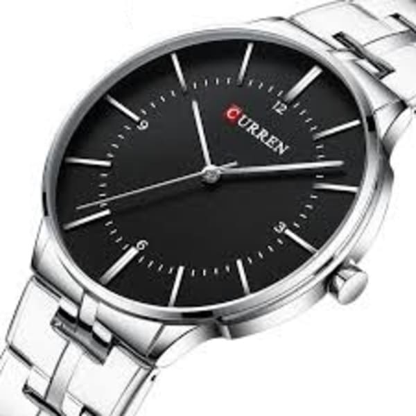 Reloj curren 8321 análogo - plateado negro - Imagen 2