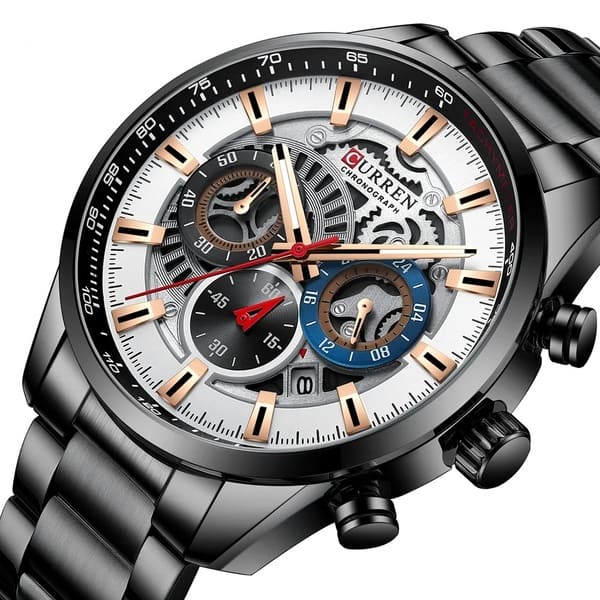 Reloj curren 8391 análogo – negro bronce - Imagen 2
