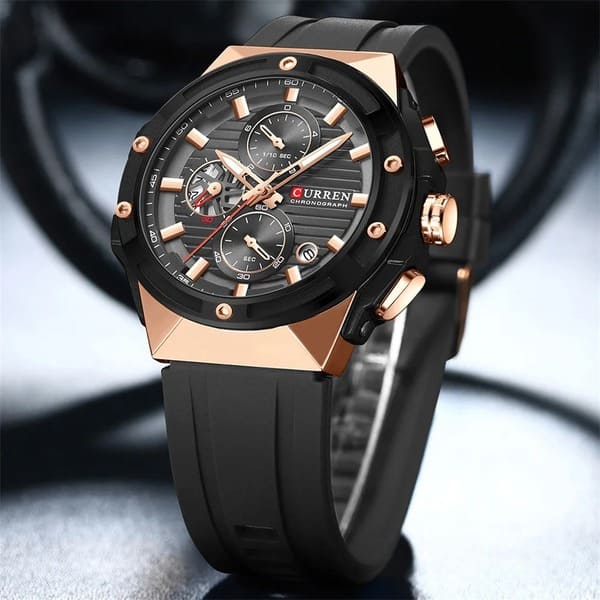 Reloj curren 8462 análogo – negro - Imagen 3