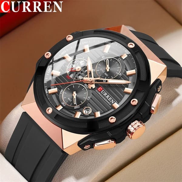 Reloj curren 8462 análogo – negro - Imagen 2