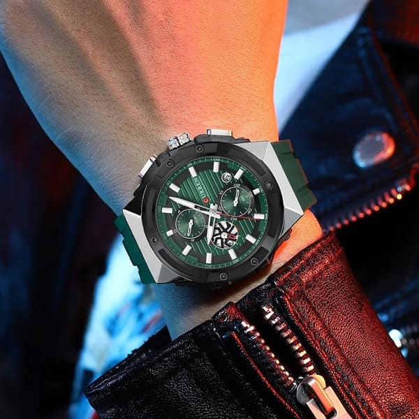 Reloj curren 8462 análogo – verde - Imagen 5