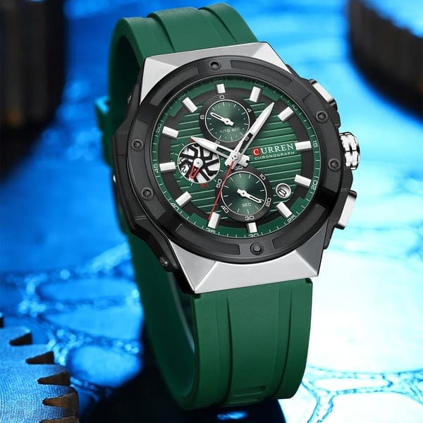 Reloj curren 8462 análogo – verde - Imagen 4