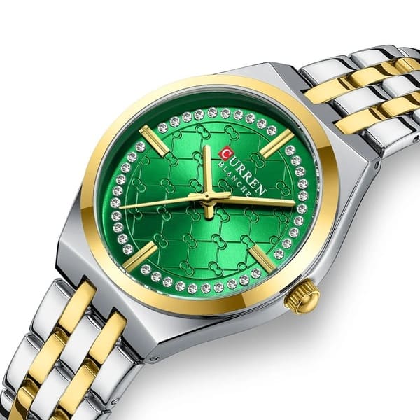 Reloj curren 9096 análogo - plateado verde - Imagen 2