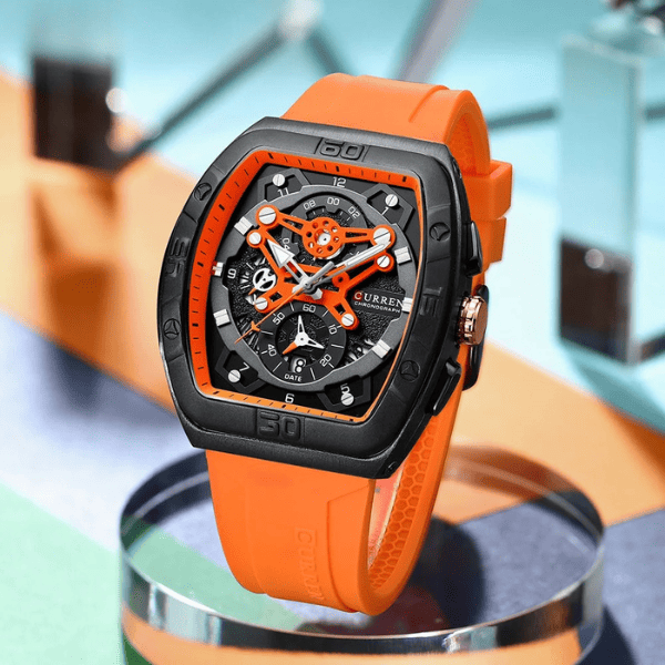 Reloj curren 8443 análogo – naranja - Imagen 3