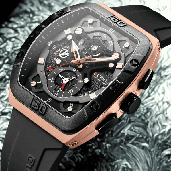 Reloj curren 8443 análogo – negro - Imagen 3