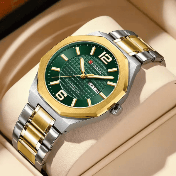 Reloj curren 8476 análogo – plata dorado - Imagen 3