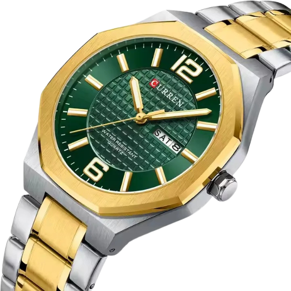 Reloj curren 8476 análogo – plata dorado - Imagen 2
