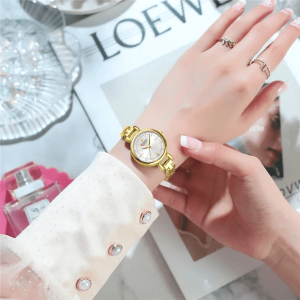 Reloj curren 9098 análogo – dorado - Imagen 3