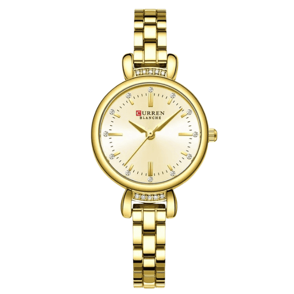 Reloj curren 9098 análogo – dorado
