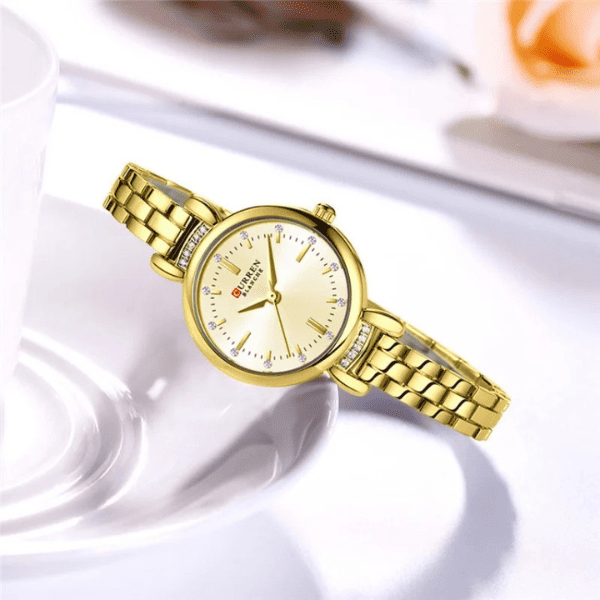 Reloj curren 9098 análogo – dorado - Imagen 4