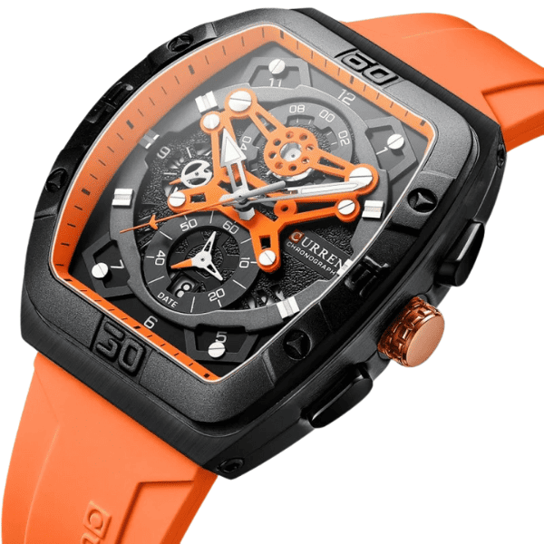 Reloj curren 8443 análogo – naranja - Imagen 2