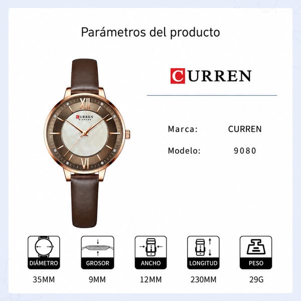 Reloj curren 9080 análogo - Imagen 3
